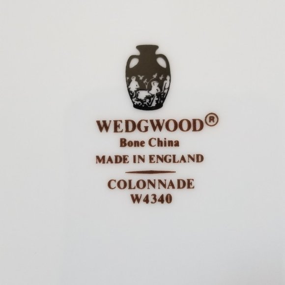 Wedgwood 1 Colonnade Black Salad Plate - Picture 5 of 5